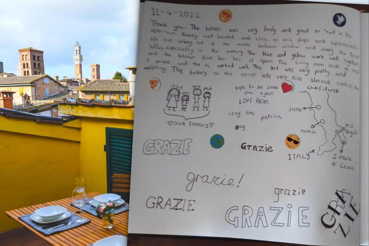 Un Terrazzo Sulla Magia Apartment Siena Luaran gambar